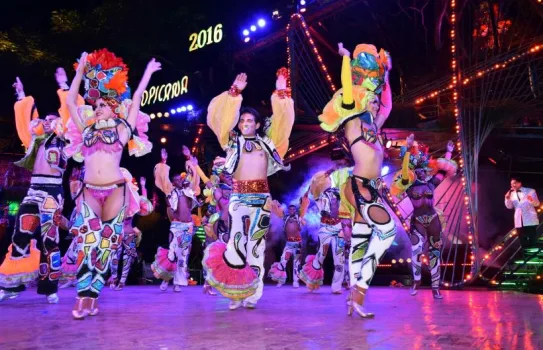 Cuban dancers at Tropicana Night Club in Havana