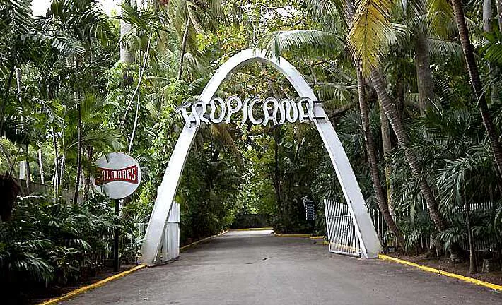 Entrance to Tropicana Night Club in Havana, Cuba